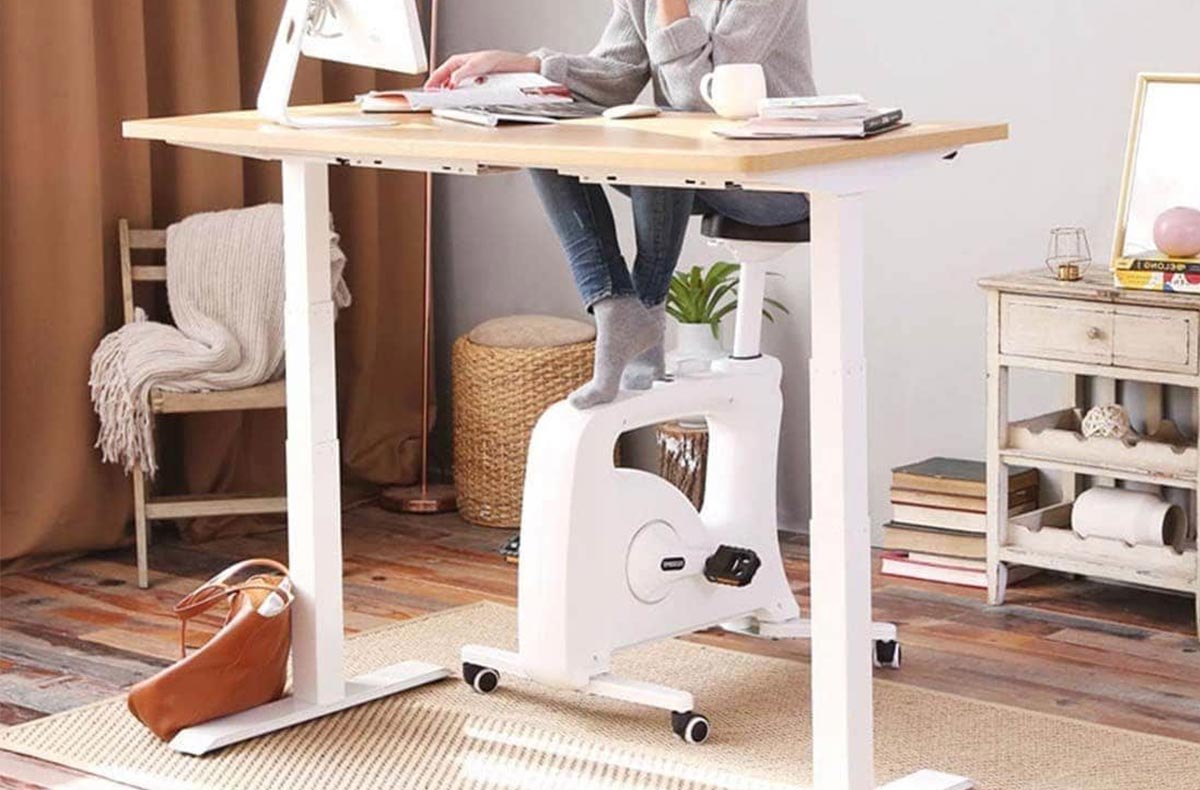 Bureau Vélo Réglable KONG MING CAR - Plateau 50cm Pour Vélo D'Appart & Tapis De Course, Pliable, Charge 20kg